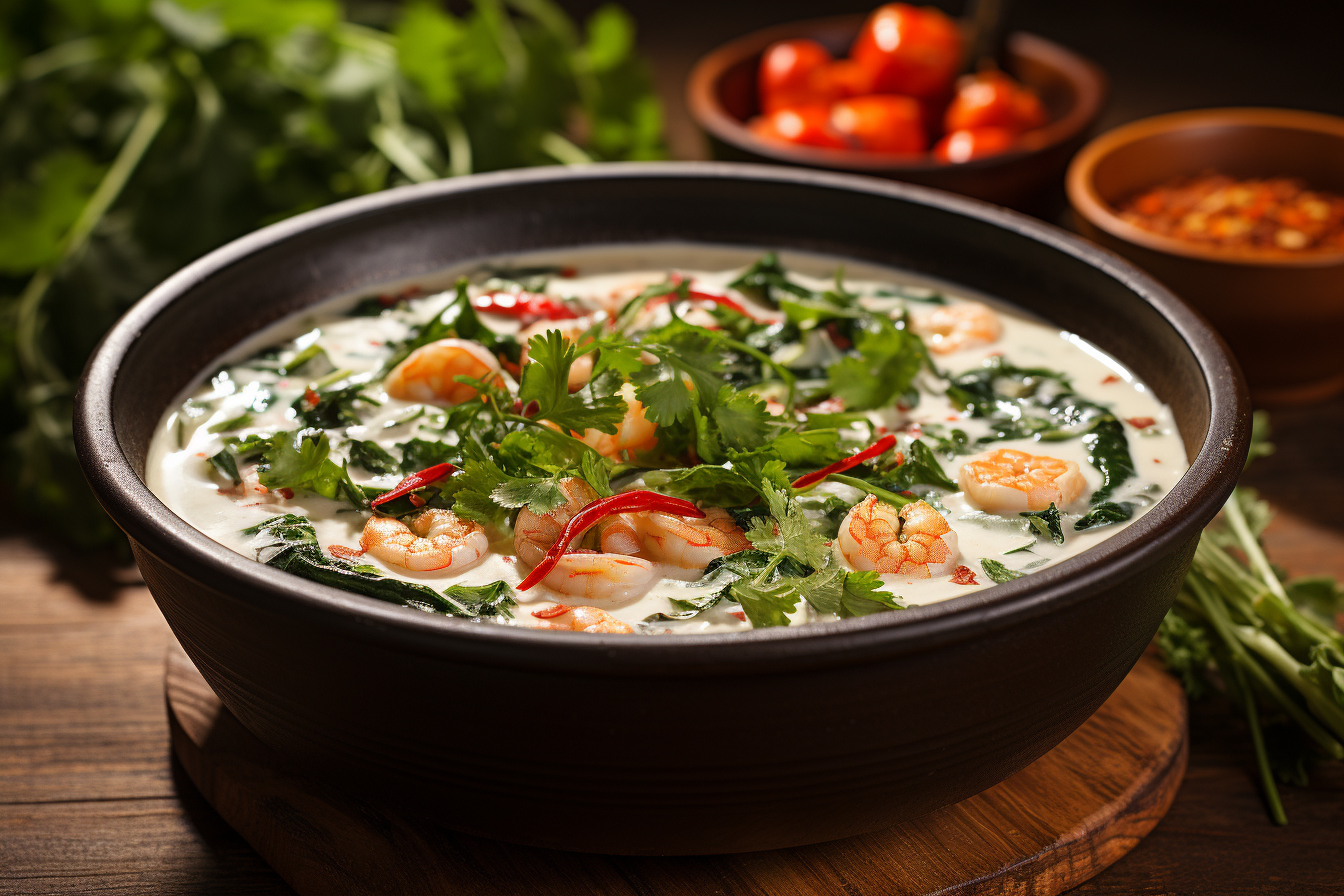 Qu’est-ce que la soupe thaï au lait de coco et crevettes ?